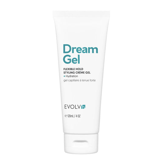 EVOLVh - DreamGel Flexible Hold Styling Creme Gel + Hydration | Vegan, Non-Toxic, Clean Hair Care (4 fl oz | 120 mL) PACKAGING MAY VARY