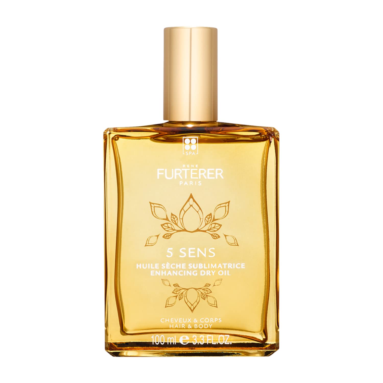 Rene Furterer 5 SENS Enhancing Dry Oil - Multi-Purpose for Hair & Skin - With Jojoba Oil - Spray - 3.3 fl. oz.