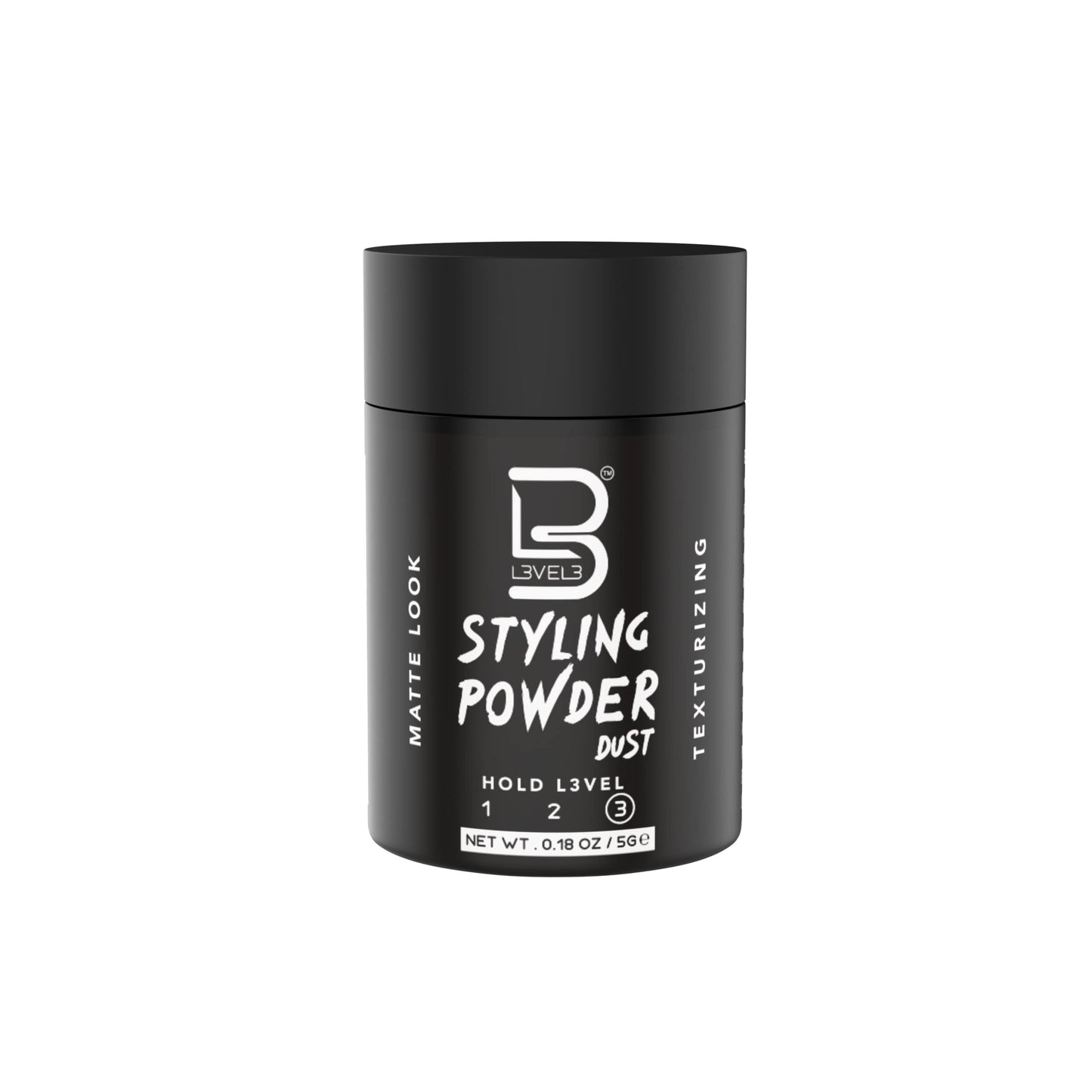 L3 Level 3 Travel Styling Powder - Natural Look Men's Hair Powder Sample - 0.18 oz