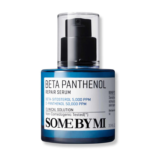 SOME BY MI Beta-Panthenol Repair Serum 1.01oz, 30ml Korean Hydrating Hyaluronic Acid Serum for Face Daily Barrier Repair & Soothing Formula with Beta-Sitosterol & Panthenol Korean Skin Care