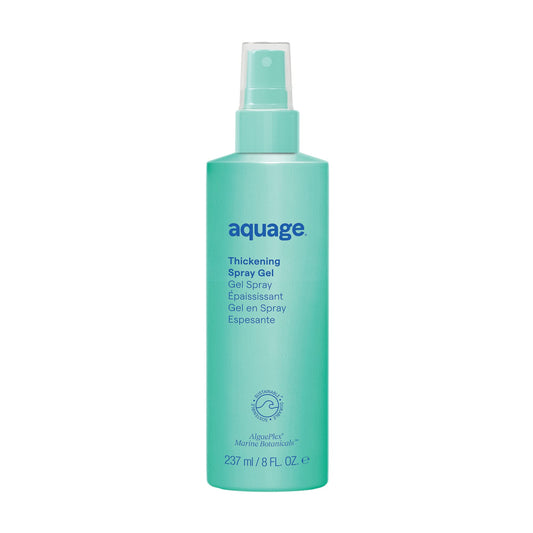 AQUAGE Thickening Spraygel, Firm-Hold Styling Spray with Ultraflex Polymer Technology, Thickens & Strengthens Fine, Thin Hair That Lacks Body & Vitality