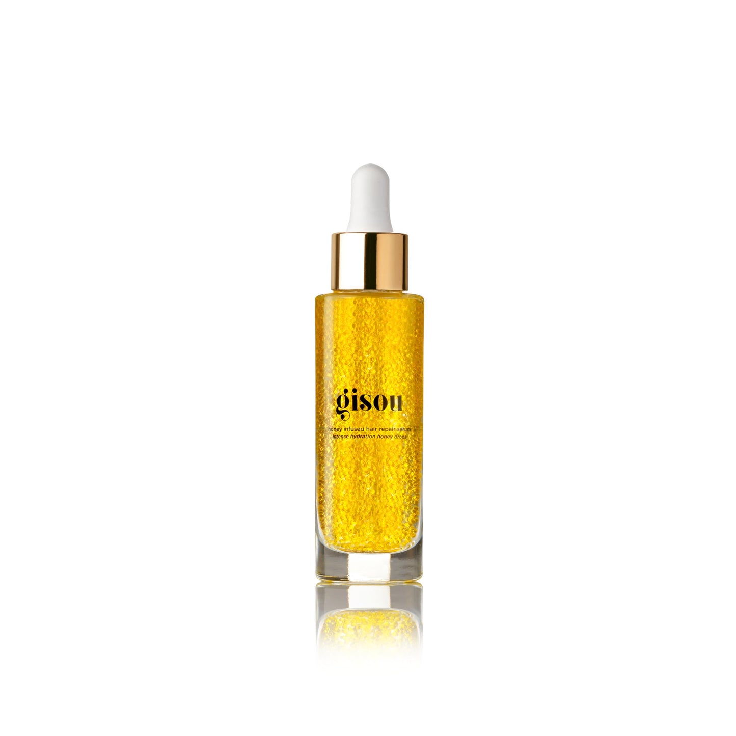 Gisou Honey Infused Hair Repair Serum, Hydrating Serum Helps Repair Damaged, Dry Hair and Prevent Future Breakage, Heat Protectant for Hair, Split Ends Repair, 30ml