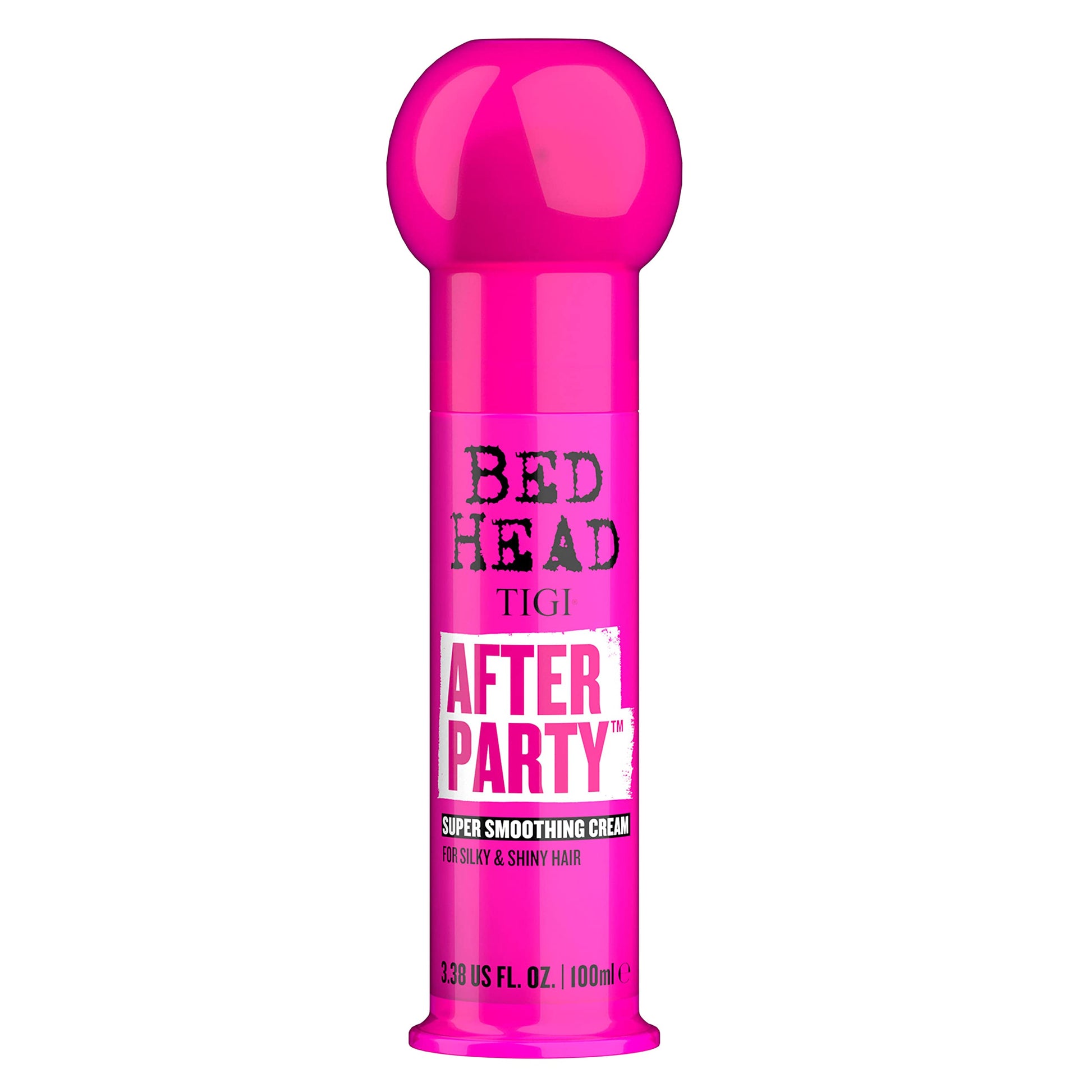 Bed Head by TIGI After Party Super Smoothing Cream Anti Frizz hair styling product with humidity protection for frizzy, dull or coarse hair, 3.38 fl. oz.
