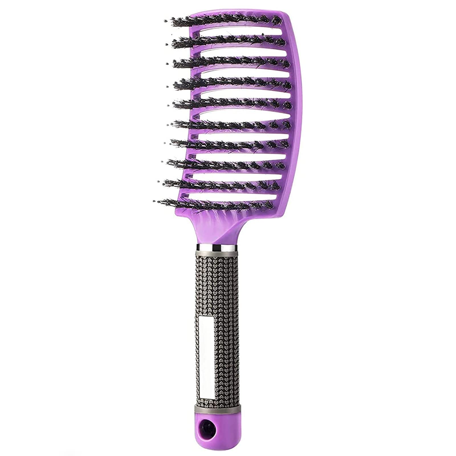 Hairstreaq Detangling Brush, Wet Dry Detangler Hair Brushes, Vented Detangling Brush, Fast Drying Styling Massage Hairbrush for Women & Kids' Long, Thick, Thin, Curly & Tangled Hair (Purple)