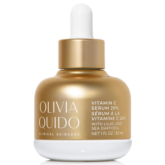 OLIVIA QUIDO Skincare Vitamin C Serum 20% with Lilac & Sea Daffodil 3.6oz | Hydrating, Skin-Brightening, & Anti-Aging | Vitamin C & Hyaluronic Acid Serum for the Face with Natural Botanicals