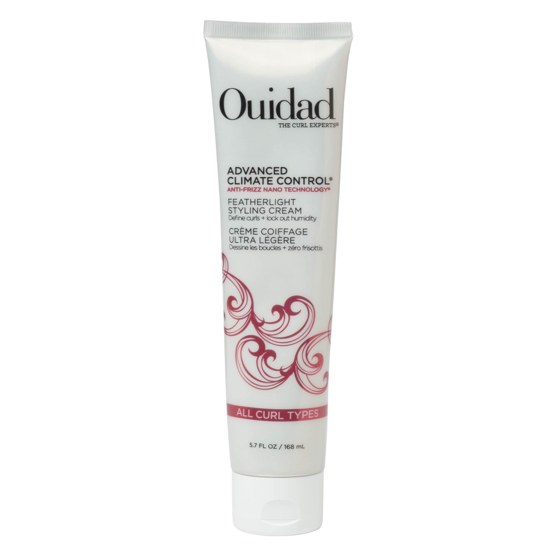 OUIDAD Advanced Climate Control Styling Cream, Featherlight Curl Cream for Curly Hair, Shiny, Hydrated & Frizz-Free Curls, Sulfates, Parabens & Cruelty-Free Curly Hair Products