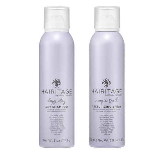 Lazy Day Dry Shampoo - Translucent Volumizing Oil-Absorbing Texturizing Spray with Sunflower Seed Oil for Styling and Prep