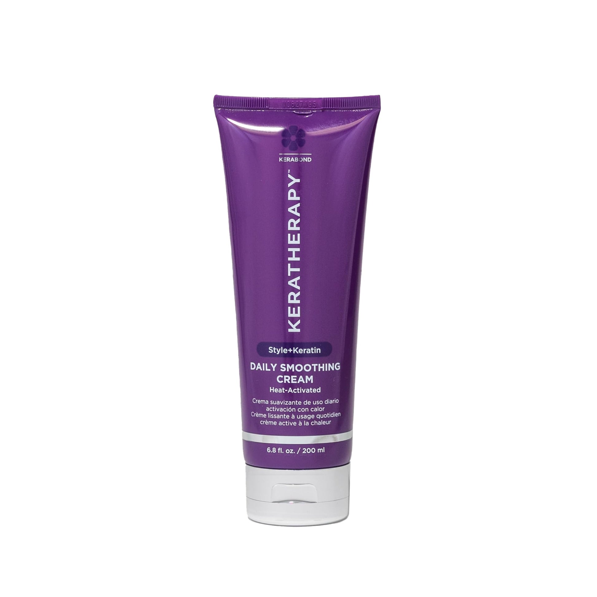 KERATHERAPY Daily Smoothing Cream, 6.8 fl. oz., 200 ml - Keratin Infused Smoothing Cream for Blowouts with Collagen, Jojoba Oil, Wheat & Argan Oil