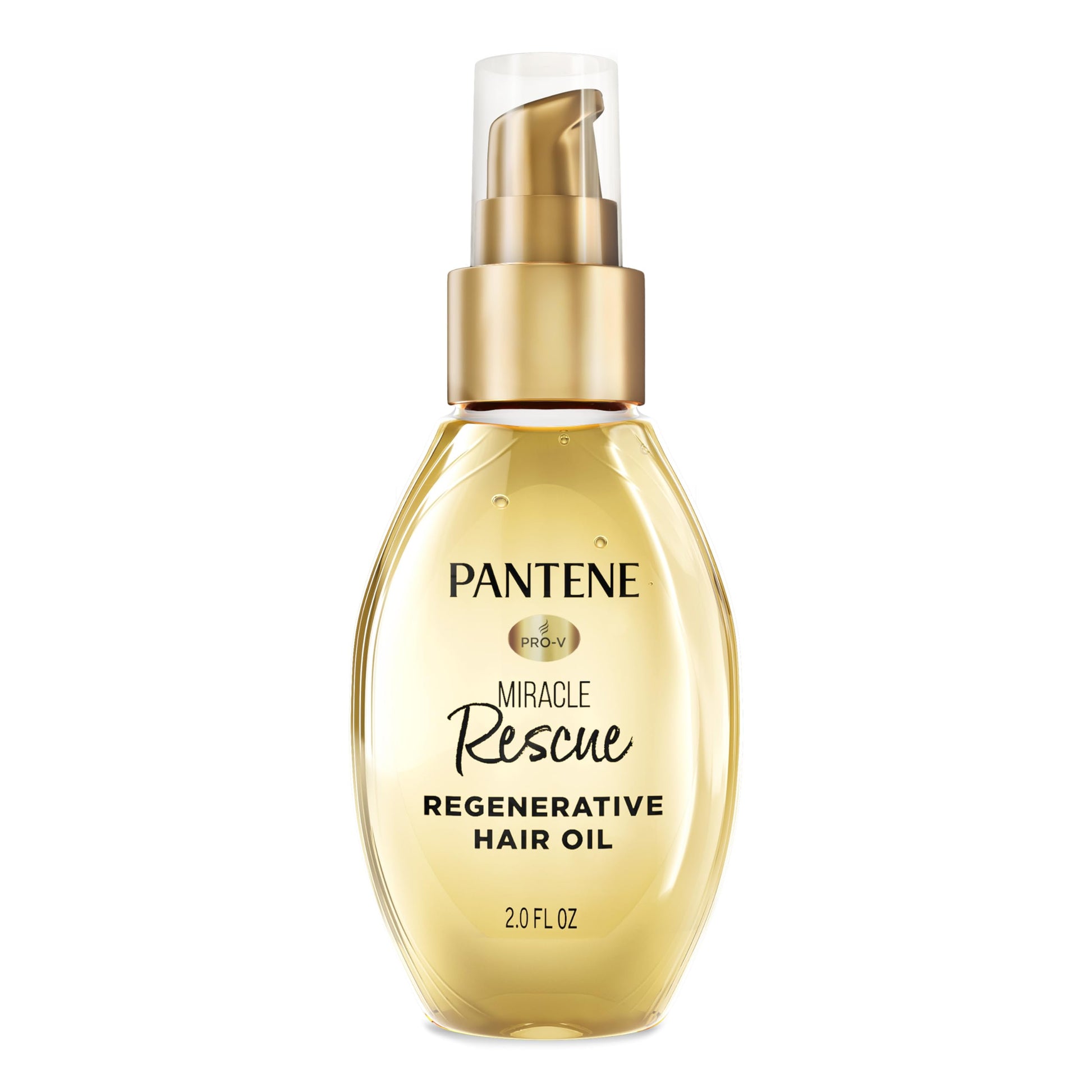 PANTENE Miracle Rescue Regenerative Hair Oil - 2.0 FL Oz - Deep Repair Treatment for Dry & Damaged Hair