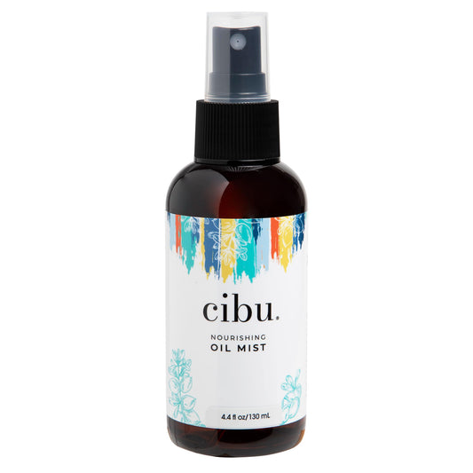 CIBU Nourishing Lightweight Oil Mist with Argan Oil for Hair Growth - Nourishing Treatment for Heat Protection and Leaves Hair Shiny, Soft, and Manageable - Anti Breakage Formula - 4 Ounces