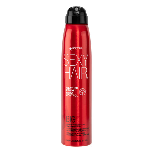 SexyHair Big Weather Proof Frizz Control Finishing Spray | Lightweight | Up to 72 Hour Humidity & Flyaways Resistance | Flexible & Adjustable Hold