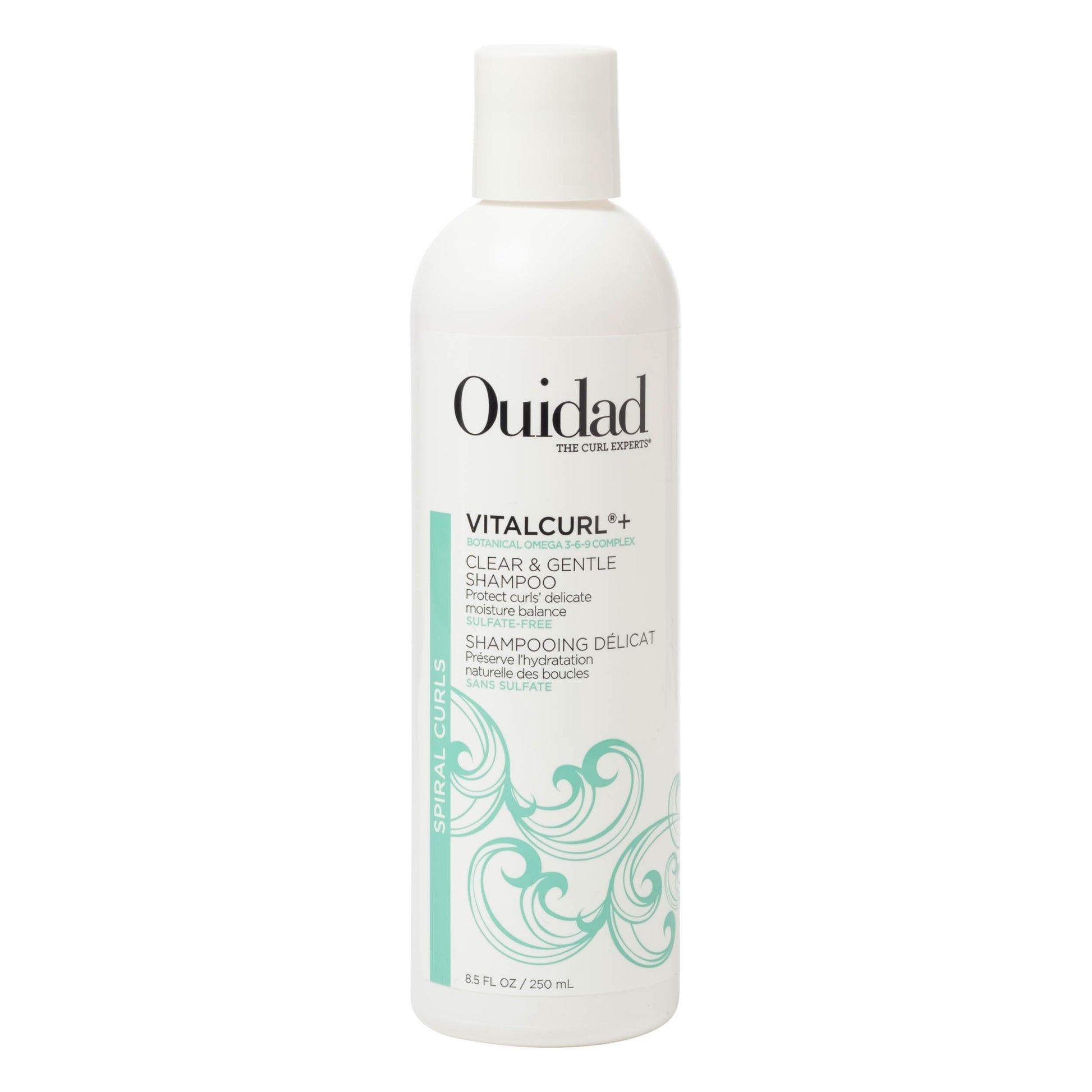 OUIDAD VitalCurl+ Clear & Gentle Shampoo, 8.5 Fl Oz