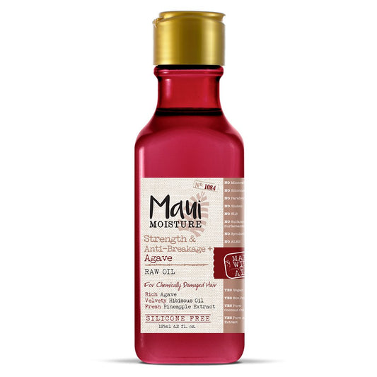 Maui Moisture Strength & anti-breakage + agave raw oil, 4.2 oz