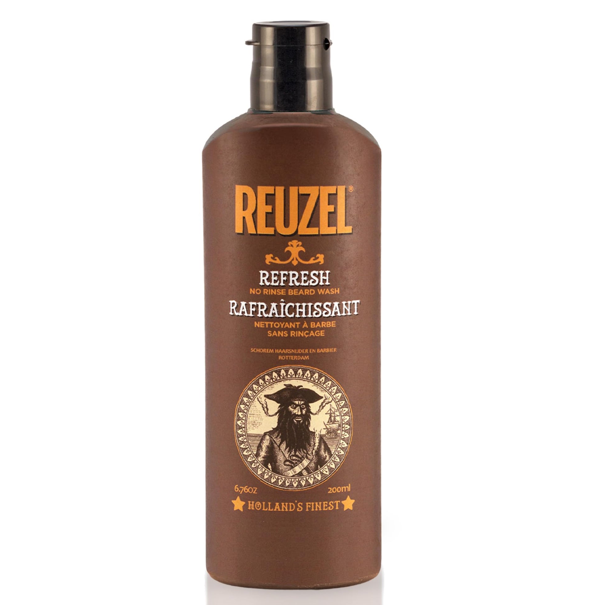 Reuzel Refresh No Rinse Beard Wash, Mens Beard Wash, 200 ml