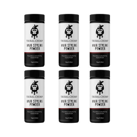 Hair Styling Powder, All-day Invisible Hold Hair Volumizer and Texture Powder for Men and Women, Styling Powder with Matte Finish - 6-Piece Set, 10g