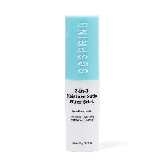 2-in-1 Moisture Satin Filter, Formulated with Camellia and Lotus, Korean Skincare, Clean Beauty, Vegan, Cruelty Free, and Paraben Free