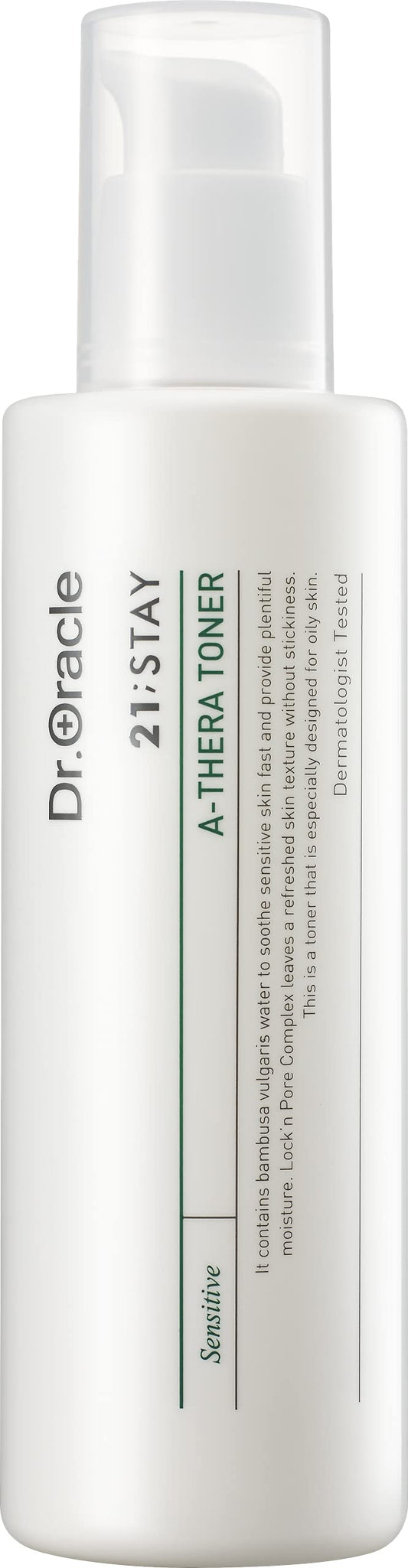 A-Thera Toner Facial Moisturizer Face Serum Korean Skincare Toner for Sensitive Skin, (4.05fl.oz.fl.), DERMAtologist Tested, 21;Stay by DR.ORACLE