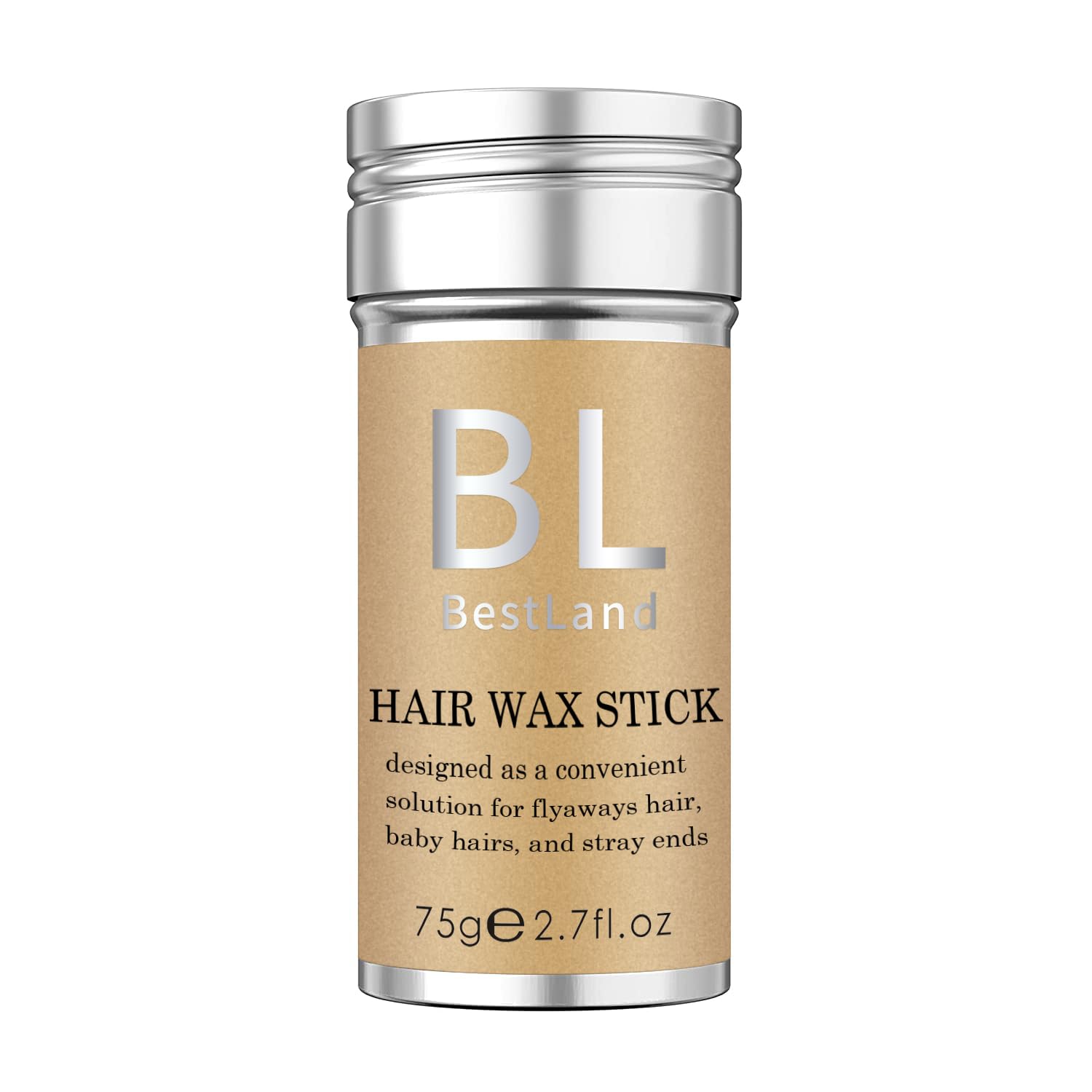 BestLand Hair Wax Stick Non-Greasy, No-Residue Tamer for Flyaways, Frizz & Baby Hair, Styling Stick for Edges & Slick Back Looks, for Women, Men & Kids