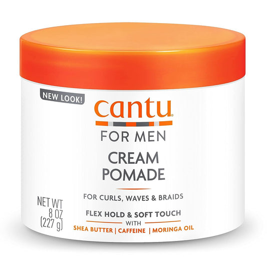 CANTU for Men Cream Pomade Flex Hold, 8 oz