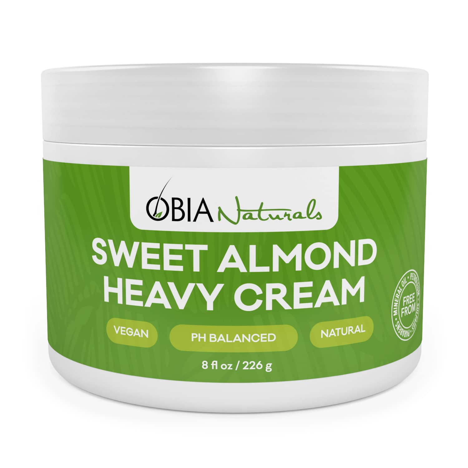 OBIA Naturals Sweet Almond Heavy Cream, 8 Oz