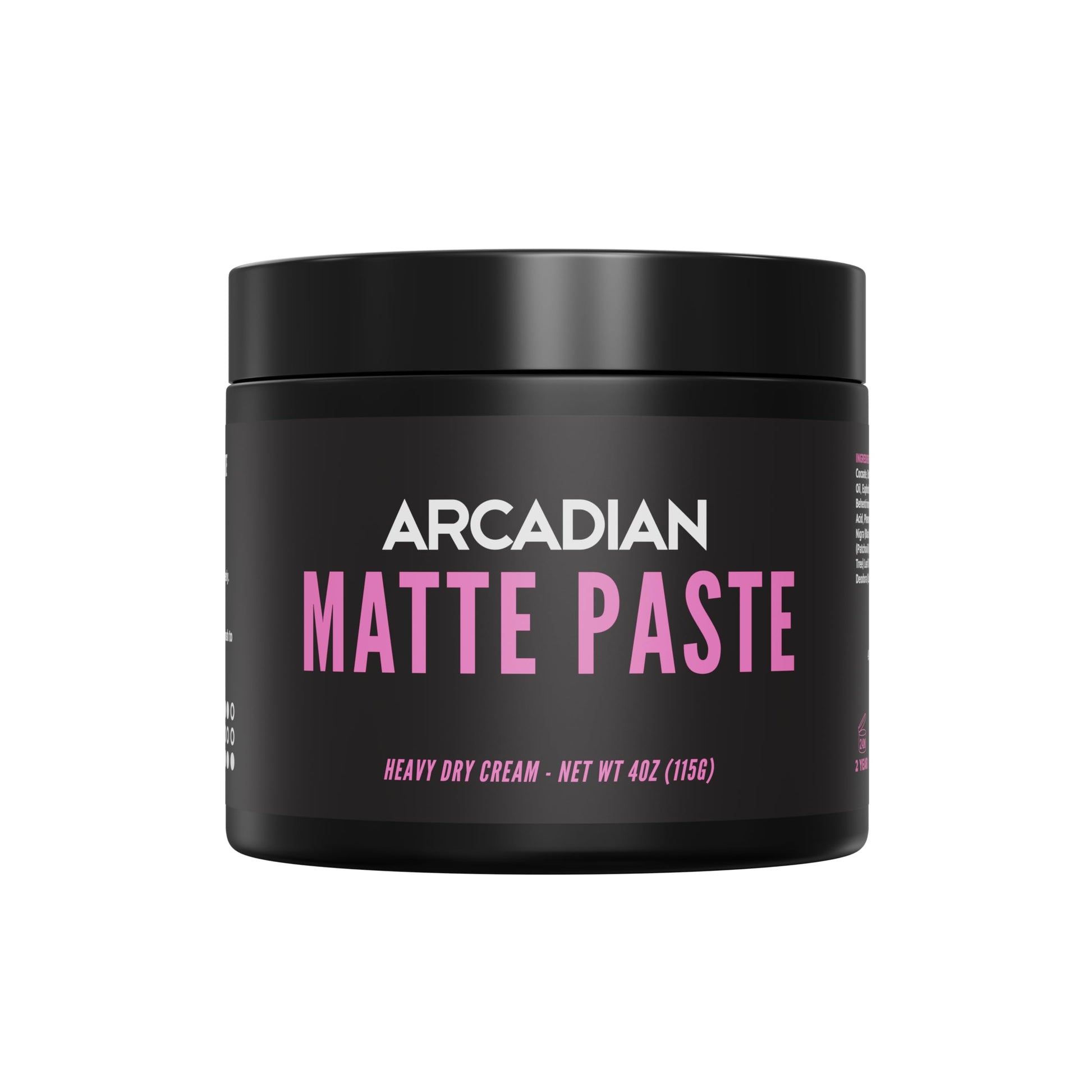 Grooming Matte Paste Hair Clay for Men Styling Vegan Matte Finish, Strong High Hold, 4oz