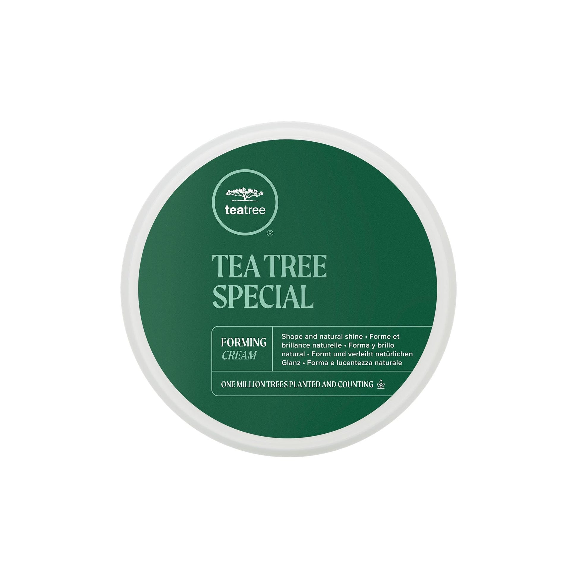 Tea Tree Forming Cream, Flexible Hold, Natural Shine Finish, For All Hair Types, Especially Medium to Coarse, 3 oz
