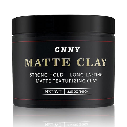CNNY Men's Hair Styling Clay 3.53 oz, Firm Hold, Matte Finish, Hair Clay with Natural Ingredients, Add Volume & Texture, Premium Men's Hair Type