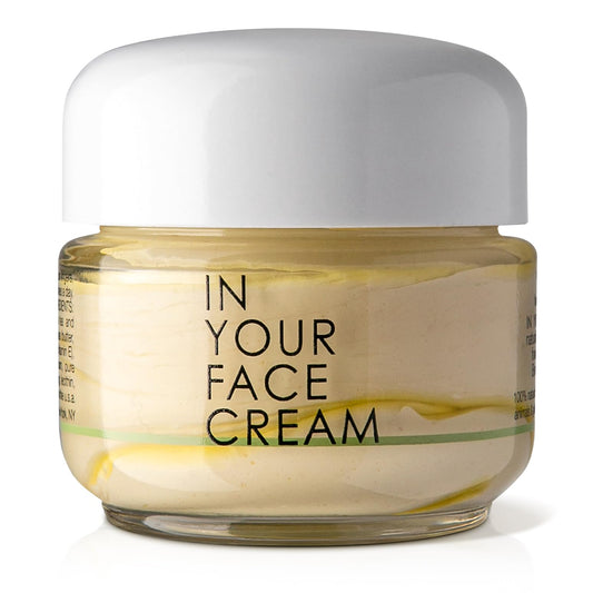 IN YOUR FACE Cream Luxurious Anti Wrinkle Cream Deeply Hydrating Face Moisturizer with Coenzyme Q10 & Vitamin C Anti Aging Skin Care for Smoother, Firmer, Youthful-Looking Skin