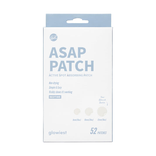 ASAP Active Spot Alleviating Patch [Bedtime] 52 Patches 8mm (16ea), 10mm (20ea) & 12mm (16ea) | Premium Hydrocolloid Dressing | Simple & Easy Active Treatment