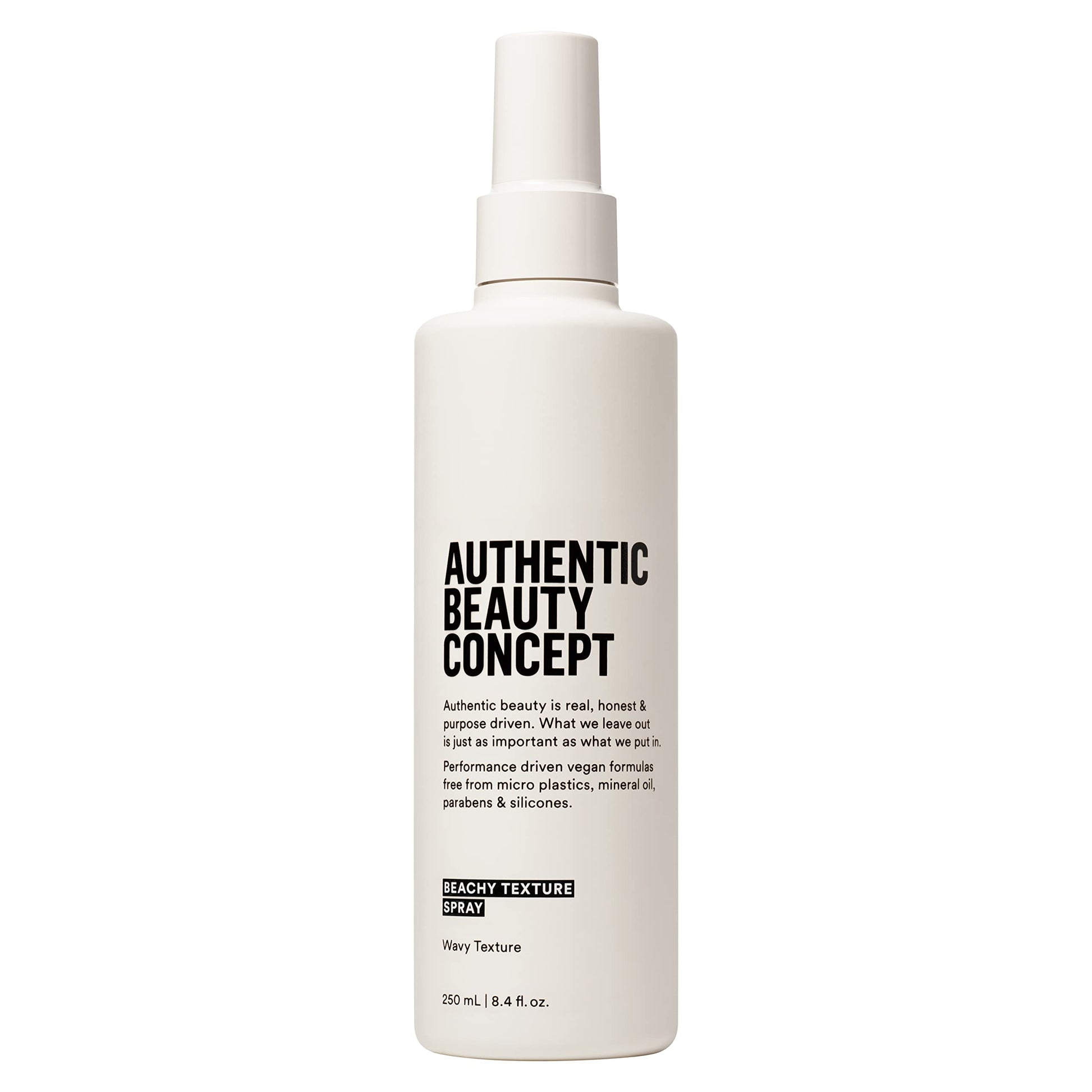 Authentic Beauty Concept Beachy Texture Spray | Texturizing Styling Spray | For Soft, Tousled Beach Waves | All Hair Types | Vegan & Cruelty-free | Silicone-free | 8.4 fl. oz