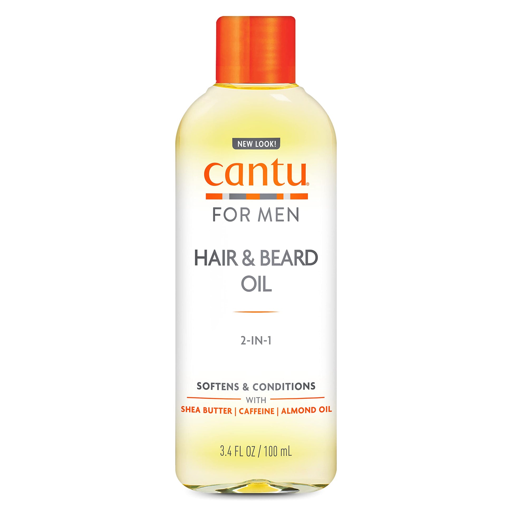 CANTU for Men Hair & Beard Oil, 3.4 fl oz