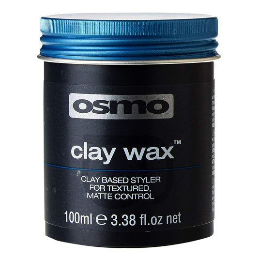 Osmo Firm Hold Clay Wax for Matte Finish Without Shine for a Natural Looking All Day Long Hold for All Hair Types 3.38 Fl Oz (Pack of 1)
