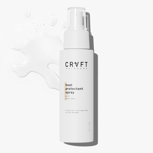 CRVFT Hair Heat Protectant Spray 4oz Lightweight, Thermal Hair Protection Spray for Blow Drying, Flat Iron & Curling Iron Prevents Damage/Breakage