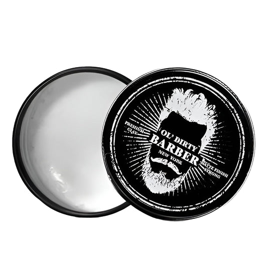 NYC Styling Clay For Men - Strong Hold Water Base Clay for Matte Finish | Long Lasting for All Hair Types - Hair Wax Clay