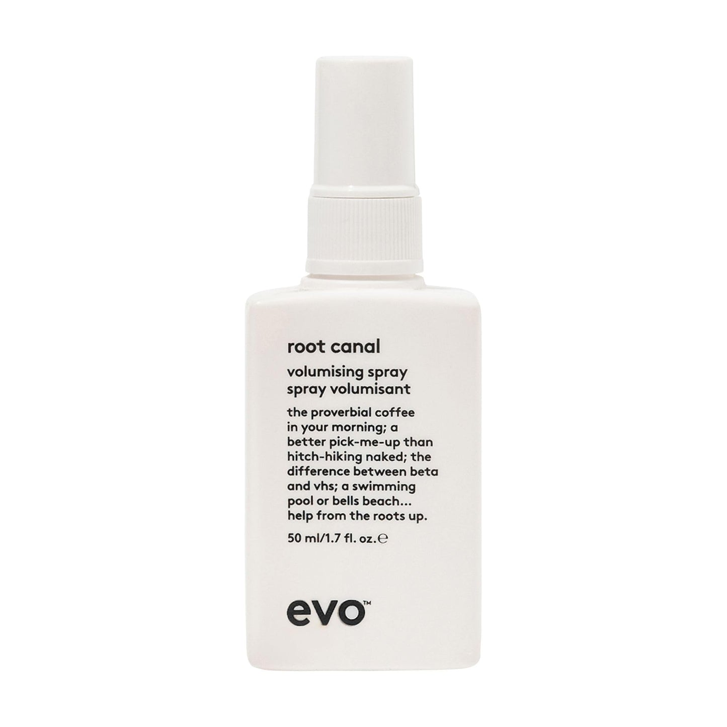 EVO Root Canal Volumizing Spray - Texture Boost Supports Roots Natural Thickening Lightweight Hair Styling Spray