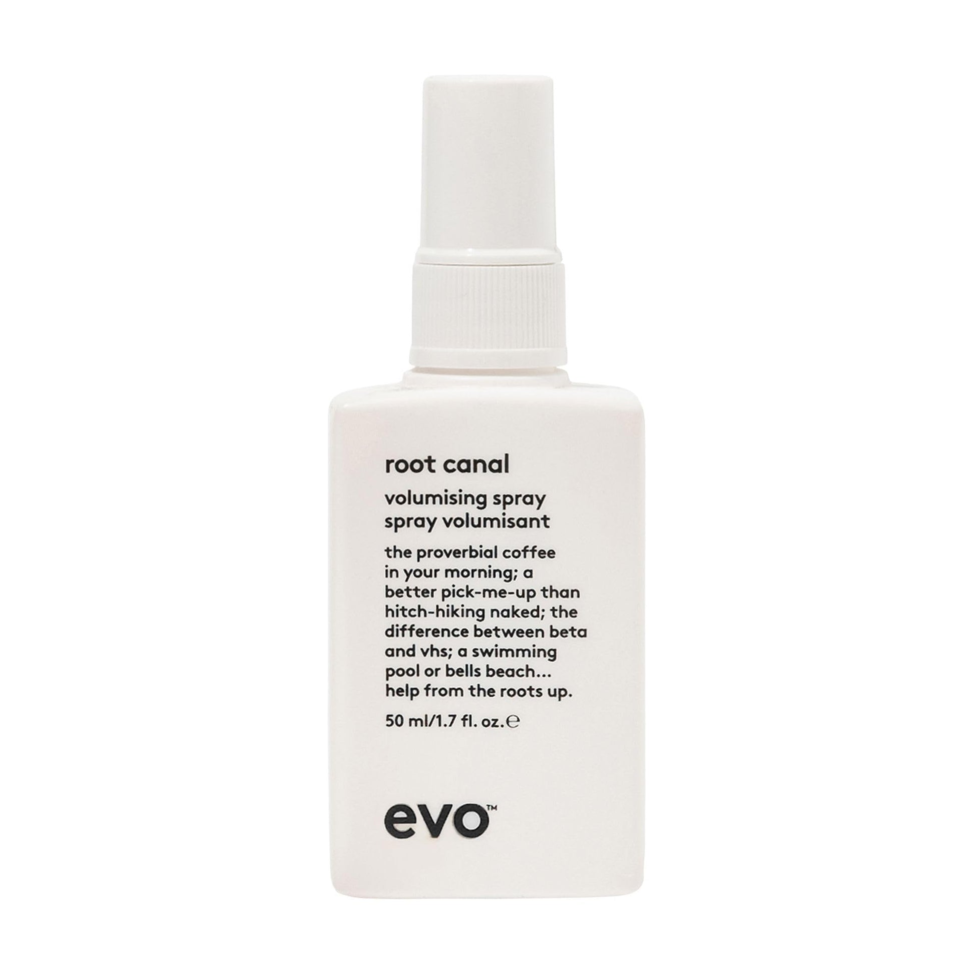 EVO Root Canal Volumizing Spray - Texture Boost Supports Roots Natural Thickening Lightweight Hair Styling Spray