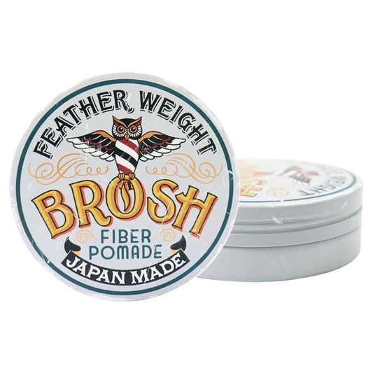 Feather Weight Fiber Pomade with Flexible Hold & Matte Texture, Weightless Water-Based Hair Styling Clay for Men, 1.4 Oz Travel Size