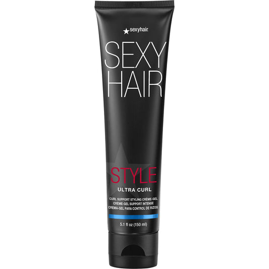 SexyHair Style Ultra Curl Support Styling Cr�me-Gel, 5.1 Oz | High Control | Adds Definition and Long-Lasting Shape