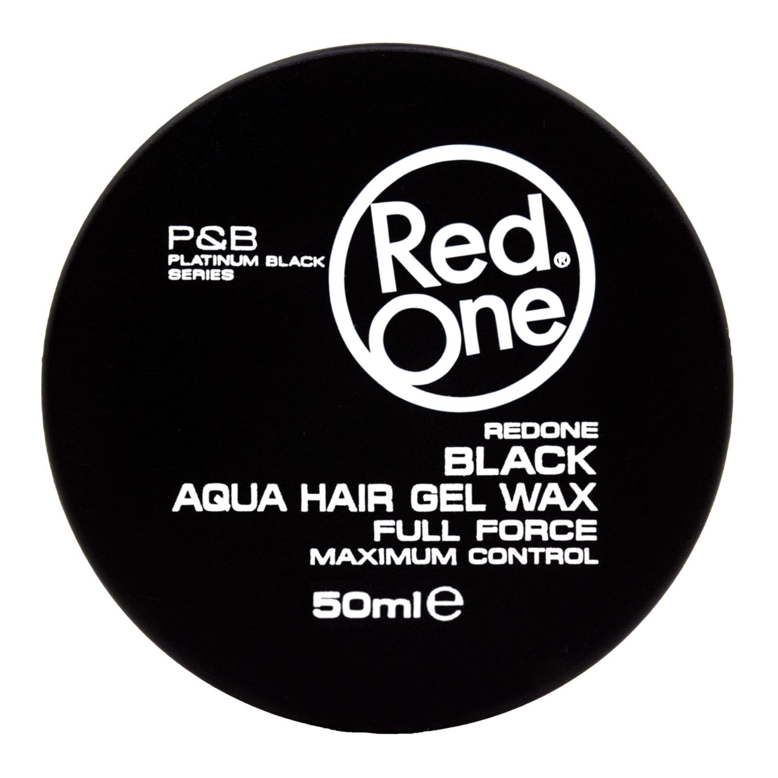 Redone Hair Styling Aqua Wax Black 50ml | Gel Wax | Lime Scent | Extra Hold | Men & Women Hair Wax | Long Lasting | Shiny Look | Maximum Control