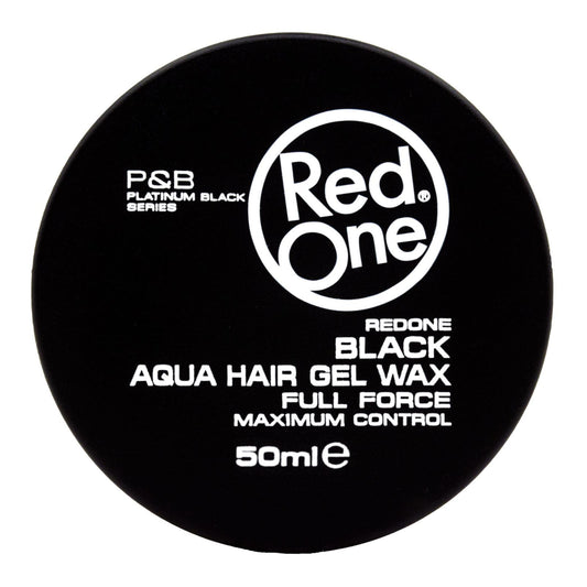 Redone Hair Styling Aqua Wax Black 50ml | Gel Wax | Lime Scent | Extra Hold | Men & Women Hair Wax | Long Lasting | Shiny Look | Maximum Control