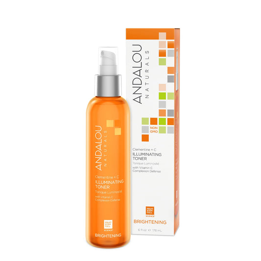 ANDALOU NATURALS Toner Facial Toner Helps Hydrate Balance Skin pH For Clear Even Skin, Clementine Plus C, 6 Fl Oz