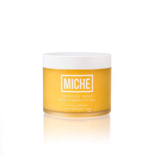 MICHE Tropical Oasis Anti-Humidity Frizz-Free Strong Hold Hair Gel 8.8 oz | For All Curl Types - Curly and Coily