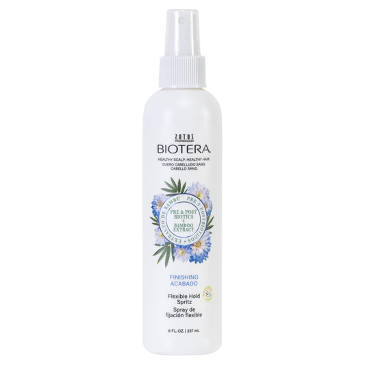 BIOTERA Finishing Flexible Hold Spritz Spray | Instant Texture | Maintains Volume & Shape| Microbiome Friendly | Vegan & Cruelty Free | Paraben Free | Color-Safe
