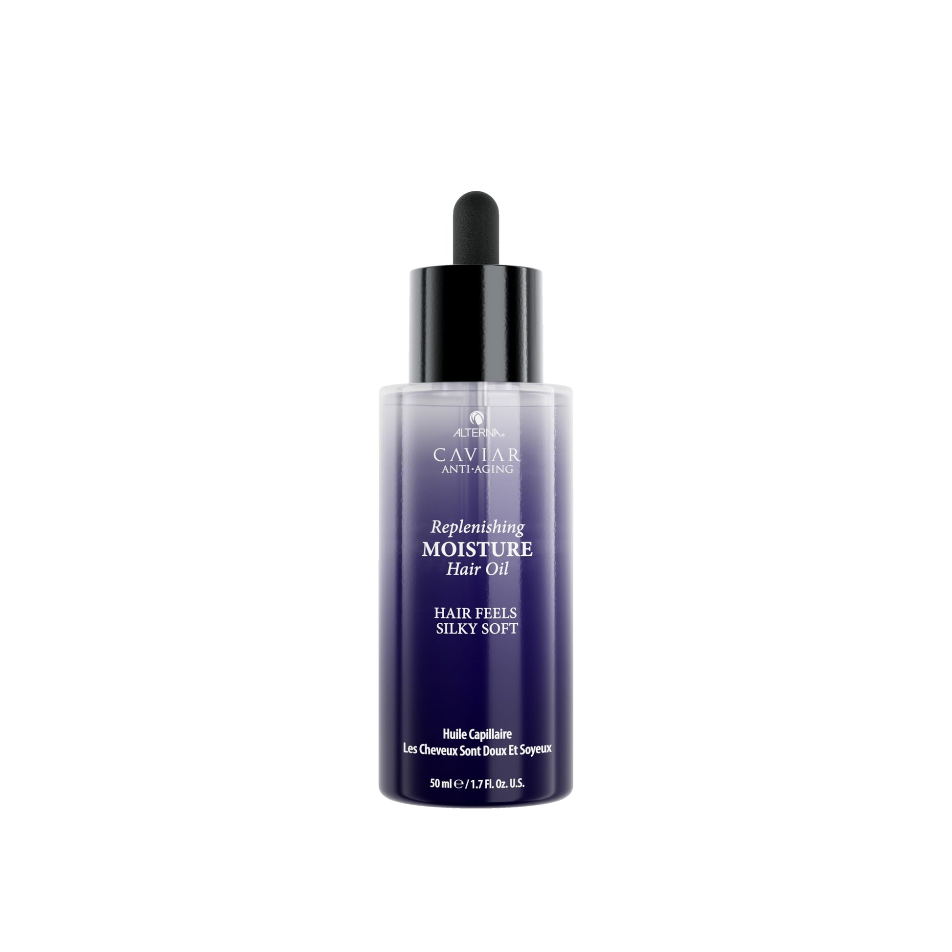ALTERNA Haircare CAVIAR Anti-Aging Replenishing Moisture Hair Oil 1.7 oz | Lightweight, Revives and Nourishes Hair | Increased Shine and Softness | Heat Protectant and Frizz Control