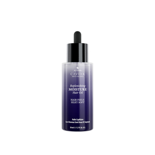 ALTERNA Haircare CAVIAR Anti-Aging Replenishing Moisture Hair Oil 1.7 oz | Lightweight, Revives and Nourishes Hair | Increased Shine and Softness | Heat Protectant and Frizz Control