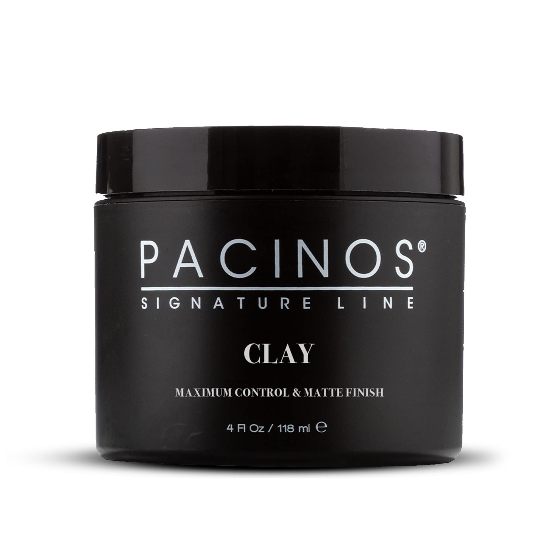 Pacinos Signature Line Clay Hair Paste - Long Lasting Styling Wax with Firm Hold for All Hair Styles 4 Oz
