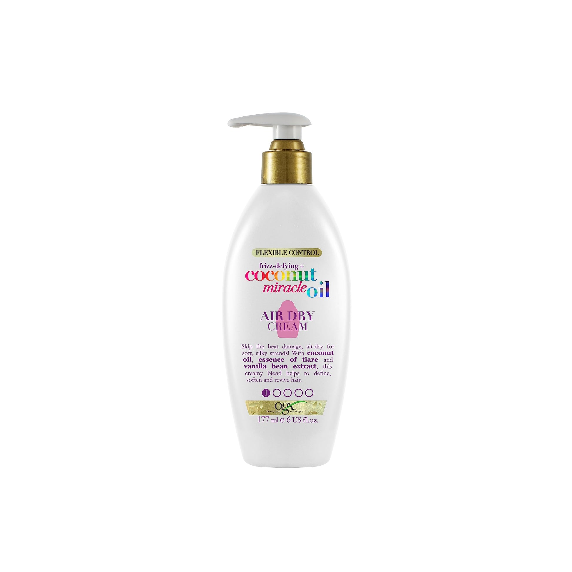 OGX Coconut Miracle Oil Leave In Air-Dry Hair Cream, 177 ml
