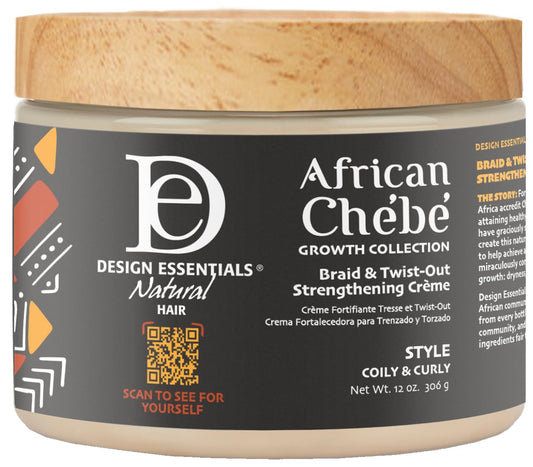 Design Essentials African Chebe Braid & Twist-Out Strengthening CrŽme