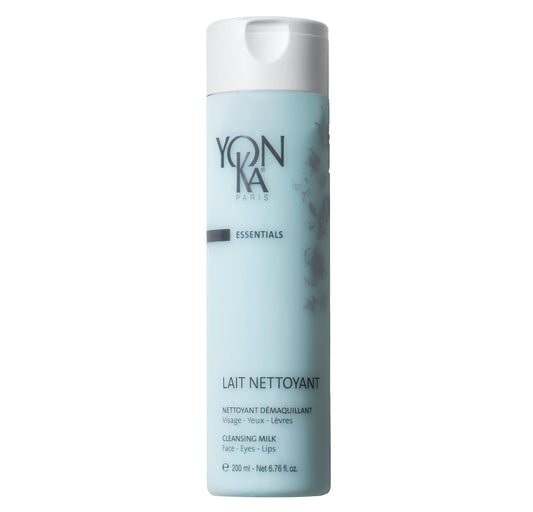 Yon-Ka Lait Nettoyant Facial Cleanser, Gentle Milk Cleanser & Makeup Remover, Daily Plant Based Wash, Moisturize and Balance Skins pH, All Skin Types, Paraben-Free