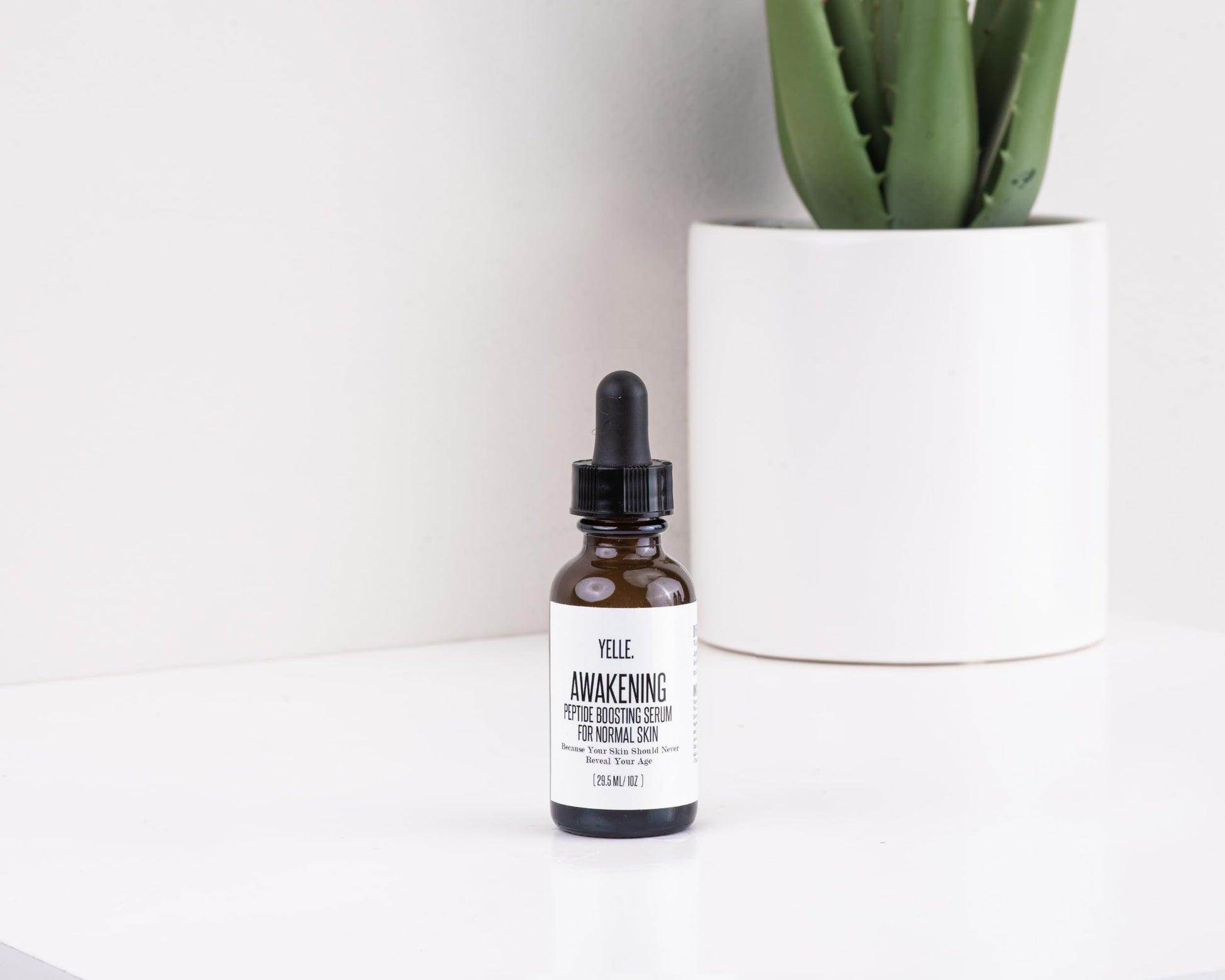 Yelle. Skincare Awakening Hydrating Serum Vitamin C & Hyaluronic Acid Serum for Skin Rejuvenation, Glow, and Moisture Retention 1oz Bottle